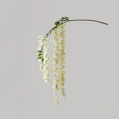 Ramo di Glicine bianco cadente L: fiori artificiali di alta qualità - 215036,10