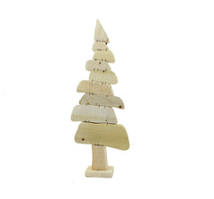 Poplar Albero di Natale in legno naturale S - 690751