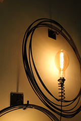Lampada Cerchio : Applique da parete in ferro - CONFIG0048