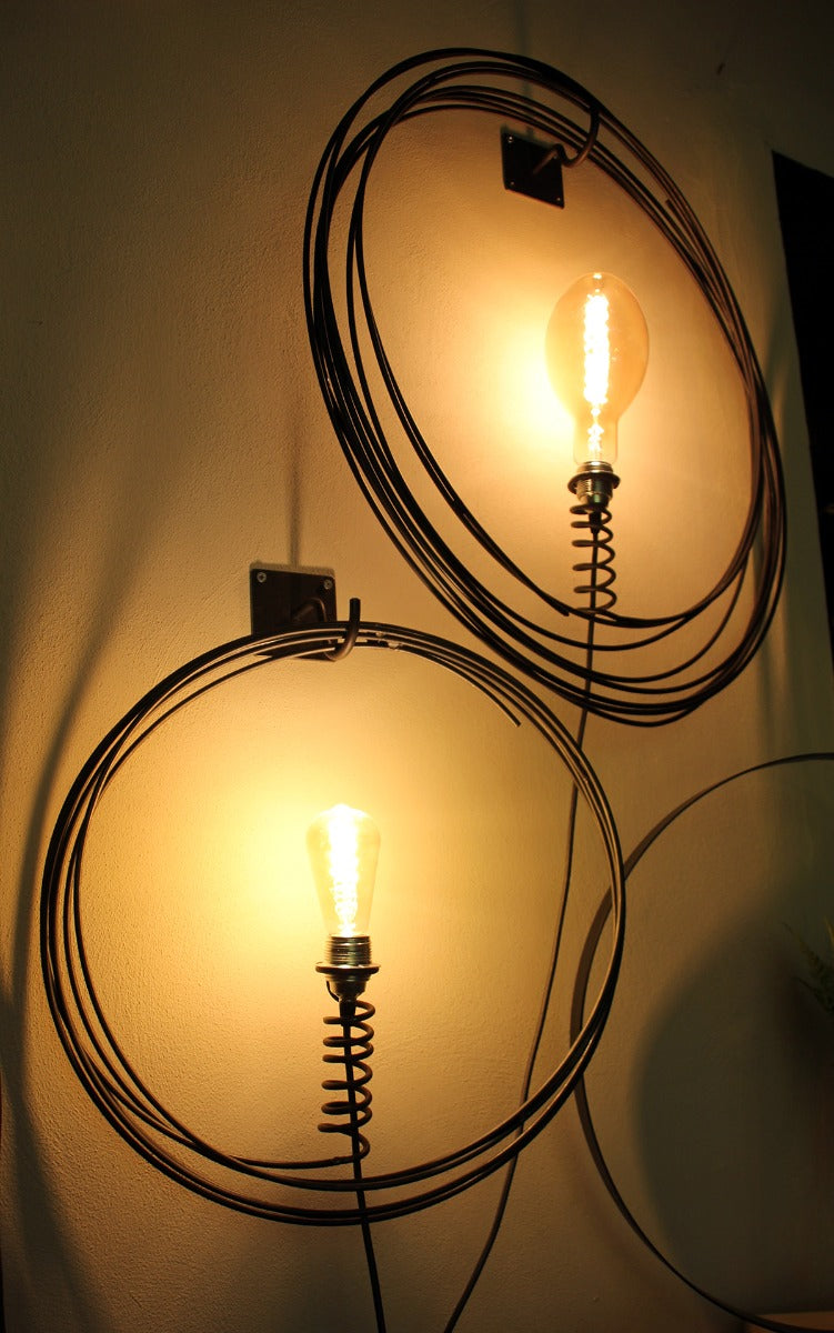 Lampada Cerchio : Applique da parete in ferro - CONFIG0048
