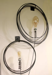 Lampada Cerchio : Applique da parete in ferro - CONFIG0048