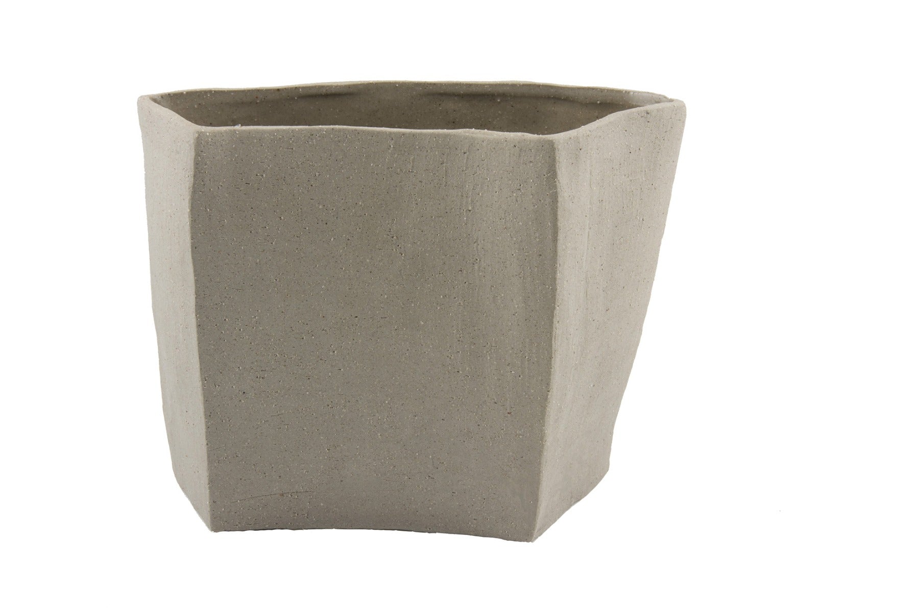 Vaso tortora ceramica H31: vasi design D&M - AAR5461LGI