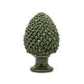 EDG - Enzo De Gasperi Decoro Pigna Ceramica Verde H33 D20 - 8100089A700