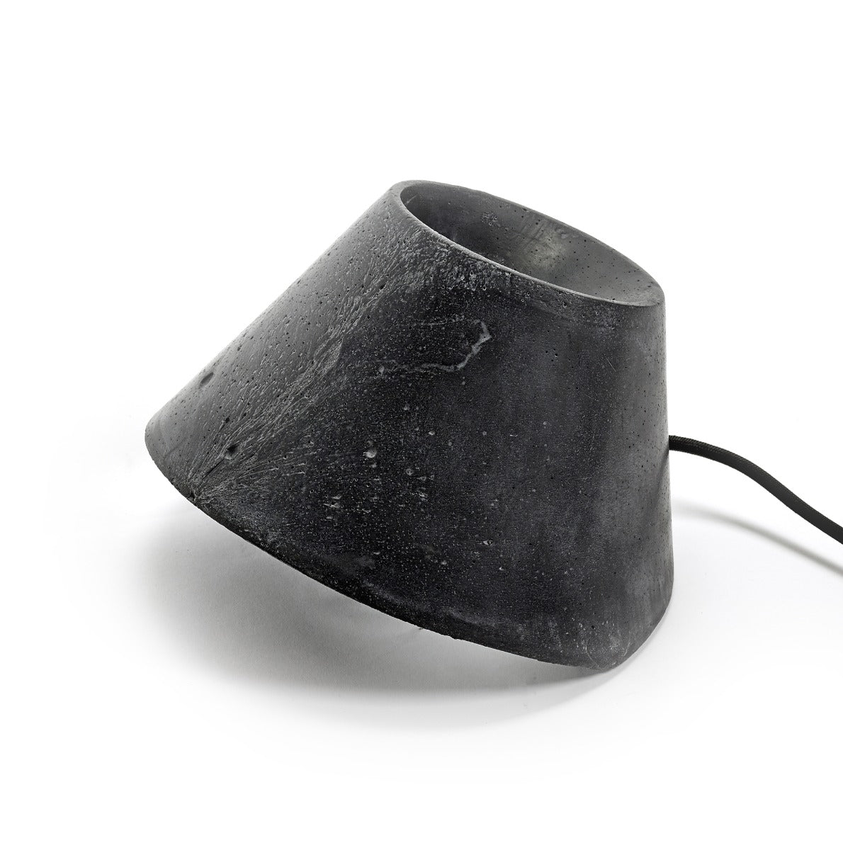 Lampada da appoggio EAUNOPHE in cemento nero S - B7218422