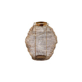 Lanterna Rete in metallo Oro H30 - 602610