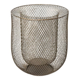 Lanterna Hayden | Lanterna in rete metallica bronzo - 700786