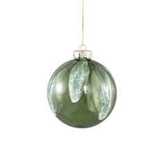 Pallina di Natale Moss in vetro soffiato Ø 10 - 703627