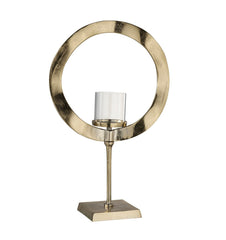 Portacandela Cerchio Oro H63 - 96716