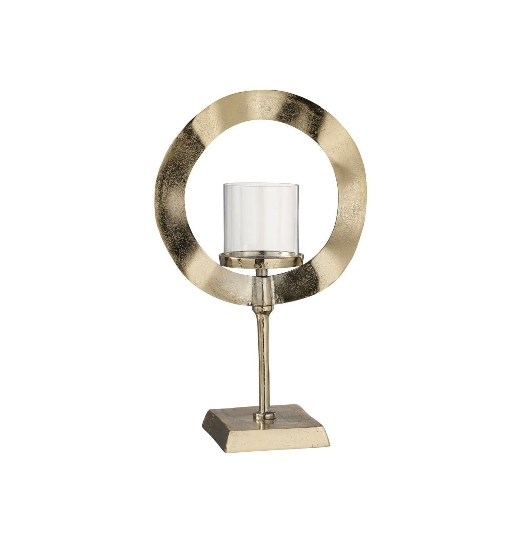 Portacandela Cerchio Oro H30 - 96715