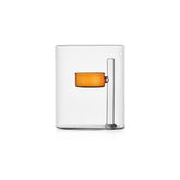 IRIS Porta Tealight 1 Candela Ambra Ichendorf Milano - 09313095