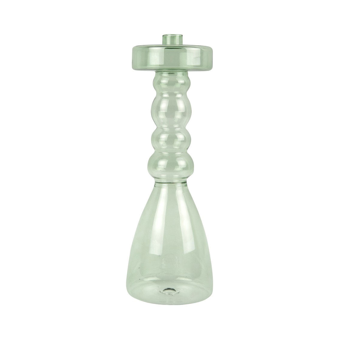 Portacandele Pawn L Vetro Verde H30,5 D11 - PT3928GR