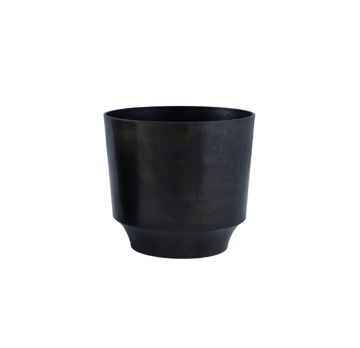 Carb - Portavaso in alluminio nero H20,5 - 704450,01