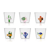Set 6 Bicchieri Ichendorf Milano Marine Garden – Pesci con Alghe in Vetro Borosilicato