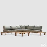 Set da Giardino EDG Regular 4 Pezzi – Colore Sabbia: Lusso e Comfort Estremo per il Tuo Outdoor