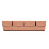 Set cassetta sierra Rosa 48 | Vasi di design in plastica colorata TERAPLAST - 08769048-312