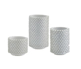 Vaso cilindro bianco ceramica Freaky: vasi design EDG - CONFIG0104