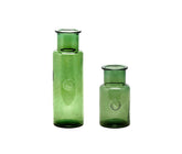 Vaso Cilindro in vetro riciclato verde H46 - CONFIG0105