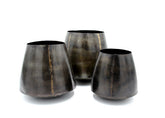 Vaso industrial: vasi metallo vintage - CONFIG0119