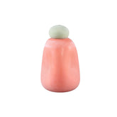 Vaso Karlie Arancione con Tappo Verde in Vetro Opaco | Vasi di Design in Vetro Colorato - 721818