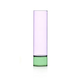 Vaso Bamboo colore Rosa - Verde H27 | Vasi in Vetro Ichendorf Milano - 09367203