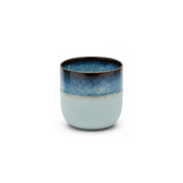 Vaso Cachepot Nuance Rotondo Celeste/Blu H13 D13 Cm – EDG Enzo De Gasperi