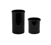 Vaso Nida : Vasi di design in vetro nero - CONFIG0194