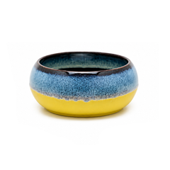 Vaso Ciotola Nuance Giallo/Blu - EDG Enzo De Gasperi