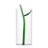 Vaso Foglia Verde H24 D11 | Vasi in vetro Design Ichendorf Milano - 09366110