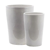 Vaso Glaze Bianco in Ceramica Liscia EDG Enzo De Gasperi