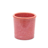 Vaso Glaze Cilindro H18 D18 Corallo EDG | Cachepot in Ceramica Smaltata