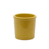 Vaso Glaze Cilindro H18 D18 Giallo EDG | Cachepot in Ceramica Smaltata