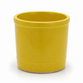 Vaso Glaze Cilindro H23 D24,5 Giallo EDG | Cachepot in Ceramica Smaltata