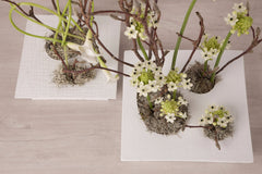 Ciotola Ikebana grande: ciotole ceramica design D&M - AAR4906WH