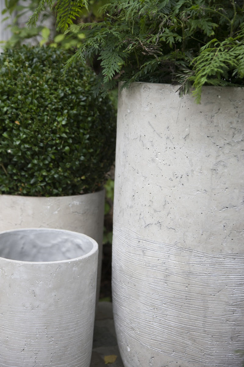 Vaso Worthy antracite: vasi in cemento da esterno D&M - B298DGI