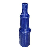 Vaso Fashion Gres Blu H34 | Vasi di design in ceramica colorata - KAL-4799