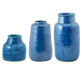 Vaso blu ceramica Fenice: vasi design EDG - CONFIG0097
