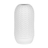 Vaso Alto Maglia H26 | Vasi di Desingn in Ceramica Bianca - 0017214