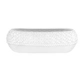 Vaso Basso Maglia H9 | Vasi di Design in Ceramica Bianca - 0017219