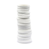 Vaso Monete H40 | Vaso in ceramica bianca collezione EDG - Enzo De Gasperi - 019995