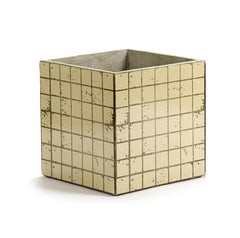 Cachepot Marie Mosaico avorio H22 : vasi in cemento Serax - B7217005-Bianco