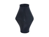 Present Time - Vaso Twisted Rib Blu Scuro H30 D16 CM - PT4293BL