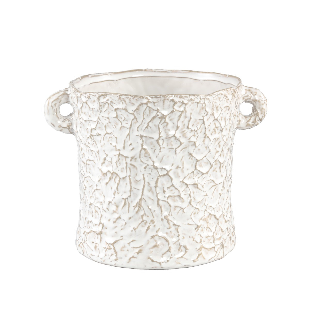 Vaso Desert L | Vaso in ceramica effetto carta stropicciata - 701960