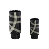 Vaso Reddy Black | Vaso di design in ceramica nera - CONFIG0348