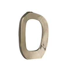 Vaso Ovale aperto Oro H30 : Vasi di design in metallo - 96707