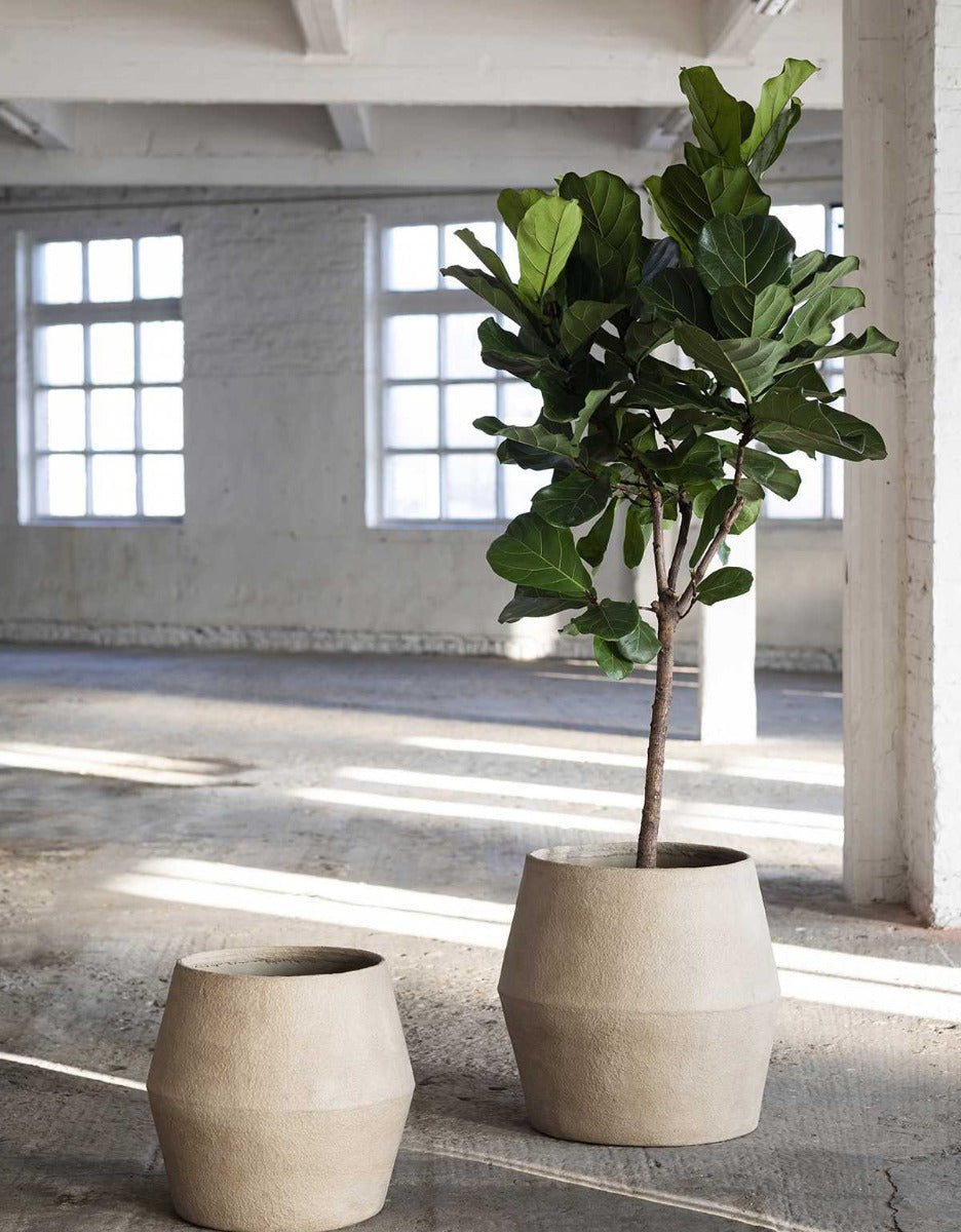 Vaso Planter Construct D50 H47 Beige - B7220003