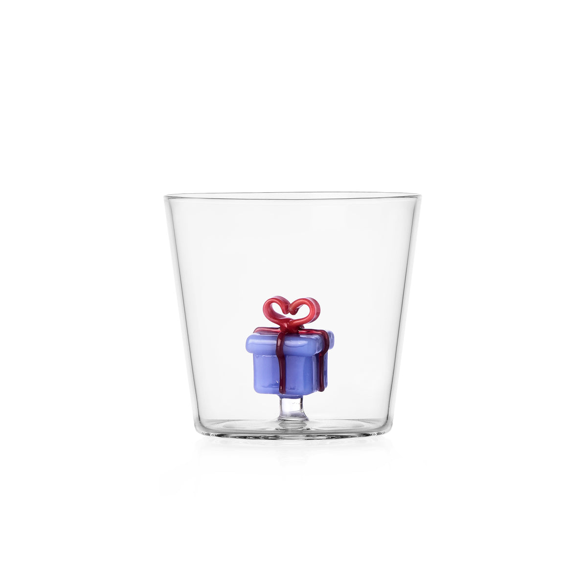 Crhistmas Tales Bicchiere Tumbler Pacco Regalo Azzurro Ichendorf Milano