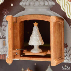 EDG Enzo De Gasperi Decoro Casetta Dell'Avvento Musica e Movimento H62 L39 P11