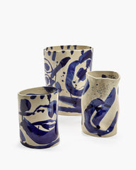 Vaso Blu Sophia H29 Cm - Design Marie Michielssen per Serax