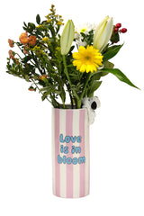 Vaso in Ceramica Snoopy Love is in Bloom Purple – Blogo Design