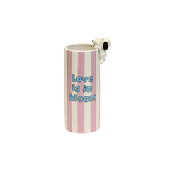 Vaso in Ceramica Snoopy Love is in Bloom Purple – Blogo Design